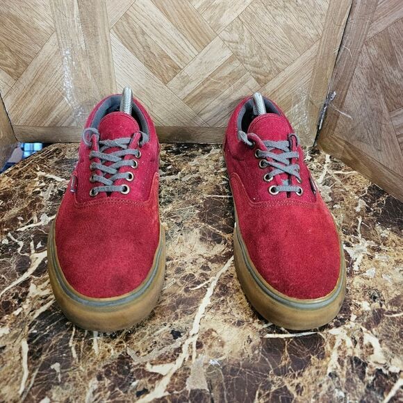 Vans men's Off The Wall skateboard low oldskool red shoes size 10.5. B439 - Picture 7 of 11